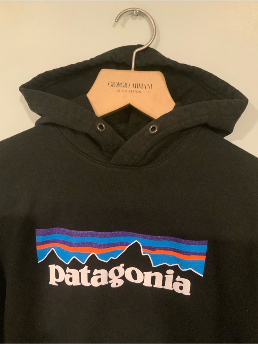 Patagonia Logo Hoodie Pullover Sweatshirt - Picture 4 of 8